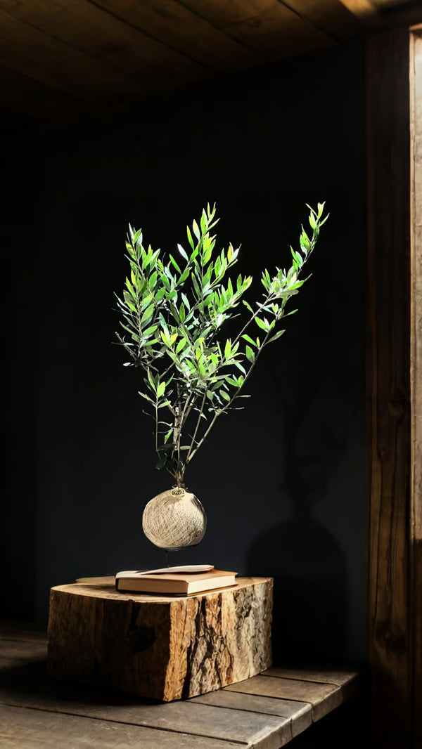 Kokedama Bonsai Oliveira - Idade variada