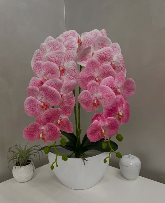 Orquídea Artificial com Jarro - 59cm