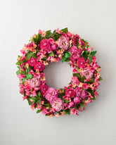 Guirlanda com flores artificiais 60cm