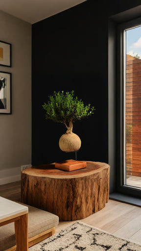 Kokedama Bonsai Buxus 11 anos